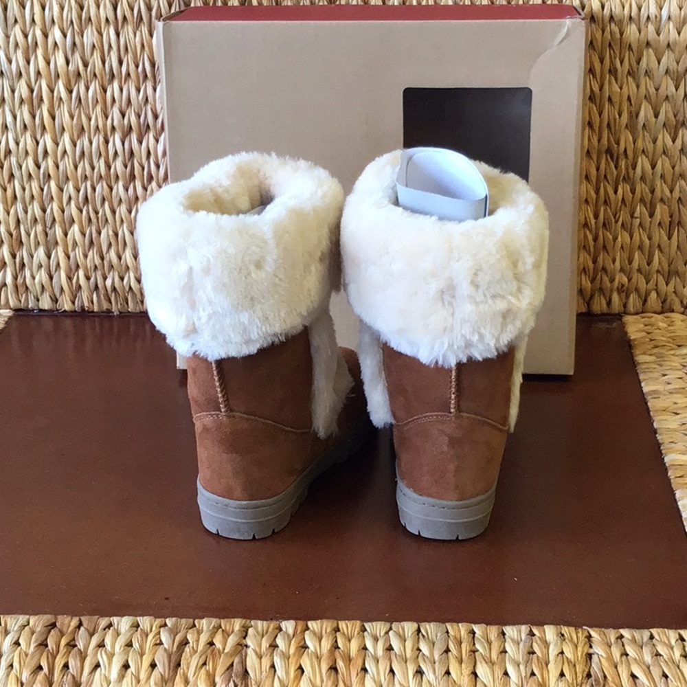Style And Company Witty Chestnut Fur Boot - Picture 7 of 7